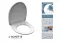 Deska sedesowa Schütte ROUND DIPS | Duroplast HG, Soft Close