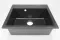 Zlewozmywak Granisil  Eldos 560 Black metallic