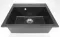 Zlewozmywak Granisil  Eldos 560 Black metallic