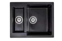 Kuchyňský dřez Granisil Fabero 605.2 Black metallic