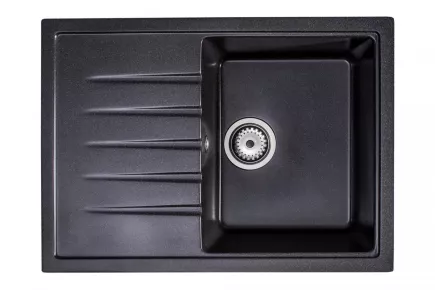 Kuchyňský dřez Granisil Lago 680.0 Black metallic