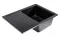 Kuchyňský dřez Granisil Lago 680.0 Black metallic