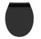 WC sedátko Schütte Slim Black Duroplast, Soft Close