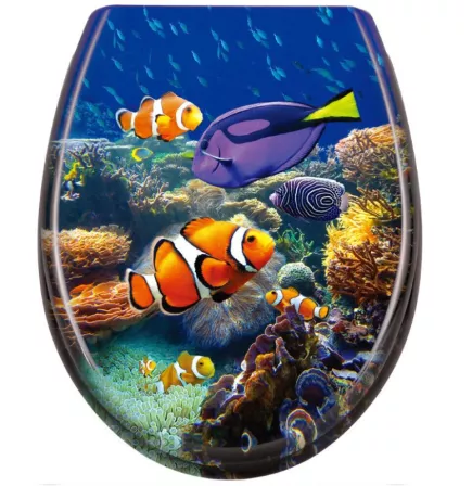 Deska sedesowa Schütte SEA LIFE | Duroplast, Soft Close