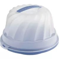 Přepravní box na bábovku Rotho Fresh 28,5 cm, modrý