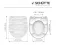 Schütte Deska sedesowa WHITE WAVE | Duroplast HG, Soft Close