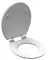 WC sedátko Schütte BLACK STONE MDF HG, Soft Close