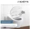 WC sedátko Schütte BLACK STONE MDF HG, Soft Close