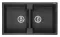 Reginox Amsterdam 860.2 Black metalic (silvery)