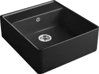 Kuchyňský dřez Villeroy & Boch Single 595 Lesklá černá / Chromite glossy