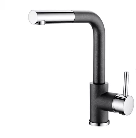 Dřezová baterie Aquasanita Helika Modus 2383 Black metallic