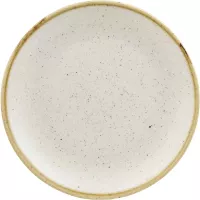 Talerz płaski CHURCHILL Stonecast Barley White, średnica: 217 mm