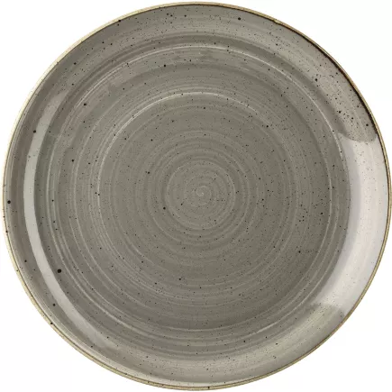 CHURCHILL Stonecast Peppercorn Grey talerz płaski, coup, ø: 324 mm