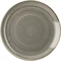 CHURCHILL Stonecast Peppercorn Grey Talerz płaski, coup, ø: 288 mm