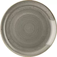 CHURCHILL Stonecast Peppercorn Grey talerz płaski, coup, ø: 217 mm