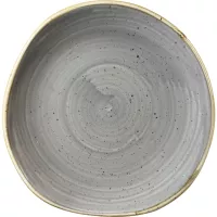 CHURCHILL Stonecast Kornik pieprzowy talerz płaski, organiczny, ø: 180 mm