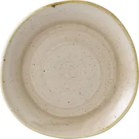 CHURCHILL Stonecast Nutmeg Cream Talerz płaski, organiczny, ø: 210 mm