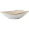 Talerz głęboki "Nutmeg Cream" z serii "Stonecast", trójkątny, ø: 235 mm