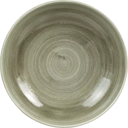 CHURCHILL Stonecast Burnished Green talerz głęboki, coup, ø: 248 mm