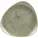 Talerz płaski "Stonecast" "Burnished Green" firmy CHURCHILL, trójkątny, ø: 192 mm