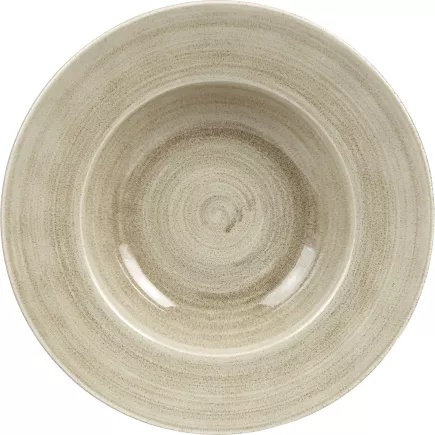 CHURCHILL Stonecast Antique Taupe talerz głęboki, z rantem, ø: 280 mm