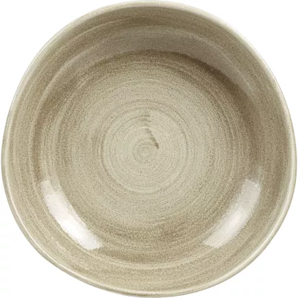 CHURCHILL Stonecast Antique Taupe talerz głęboki, organiczny, ø: 253 mm