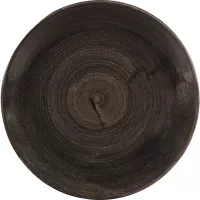 CHURCHILL Stonecast Iron Black talerz płaski, coup, ø: 288 mm