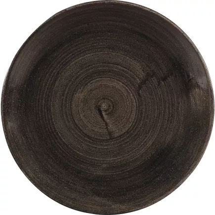 CHURCHILL Stonecast Iron Black talerz płaski, coup, ø: 288 mm