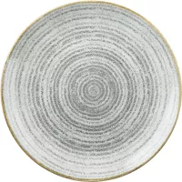 CHURCHILL Homespun Stone Grey Mělký talíř, coup, ø: 288 mm
