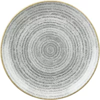 CHURCHILL Homespun Stone Grey talerz płaski, coup, ø: 165 mm