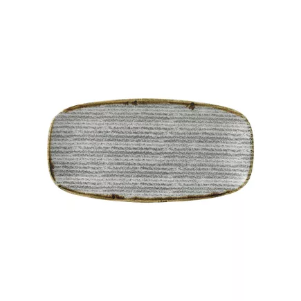 CHURCHILL Homespun Stone Grey mělký talíř, délka: 298 mm