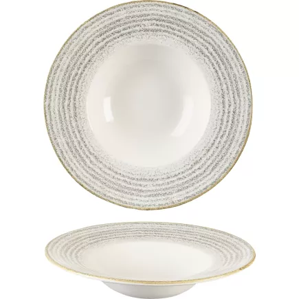 CHURCHILL Homespun Stone Grey talerz głęboki, brzeg, ø: 280 mm