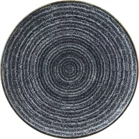 Talerz płaski „Churchill” Homespun Charcoal Black, średnica: 288 mm