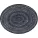 CHURCHILL Homespun Charcoal Black mělký talíř, coupe, oválný, délka: 317 mm