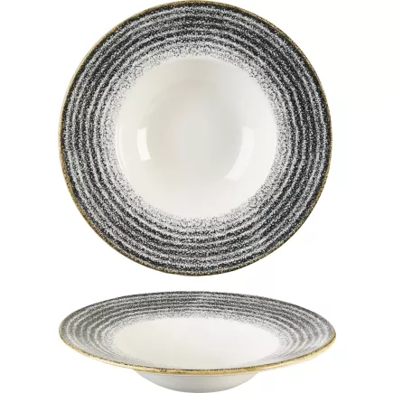 CHURCHILL Homespun Charcoal Black talerz głęboki, obwód, ø: 280 mm