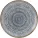 CHURCHILL Homespun Slate Blue Talerz płaski, coup, ø: 288 mm