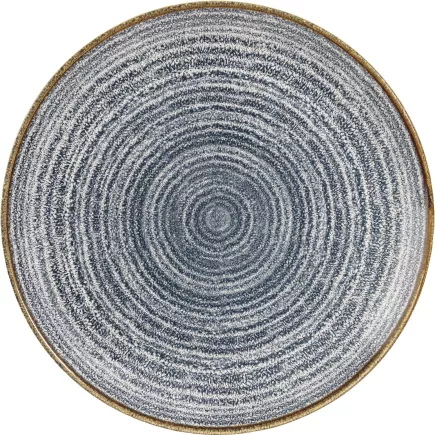 CHURCHILL Homespun Slate Blue Talerz płaski, coup, ø: 288 mm