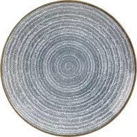 CHURCHILL Homespun Slate Blue talerz płaski, coup, Ø: 260 mm