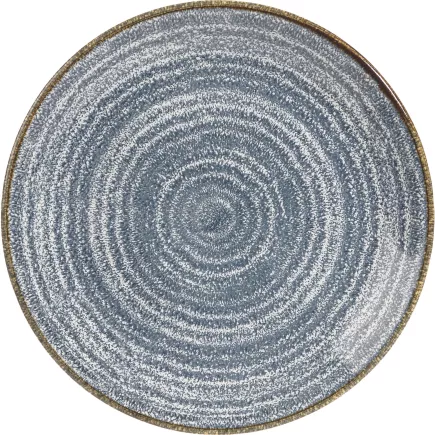 CHURCHILL Homespun Slate Blue talerz płaski, coup, ø: 165 mm