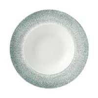 TALERZ GŁĘBOKI CHURCHILL „Raku“ „Topaz Blue“, Ø: 240 mm