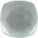 CHURCHILL Raku Topaz Blue Talerz płaski, kwadratowy, długość: 252 mm