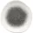 CHURCHILL Raku Quartz Black talerz płaski, organiczny, ø: 210 mm
