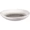 CHURCHILL Raku Quartz Black talerz głęboki, organiczny, ø: 253 mm