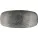 CHURCHILL Raku Quartz Black talerz płaski, prostokątny, długość: 261 mm