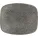 CHURCHILL Raku Quartz Black talerz płaski, prostokątny, długość: 154 mm