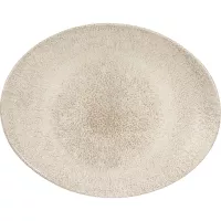 CHURCHILL Raku Agate Grey plochý talíř, oválný, délka: 270 mm