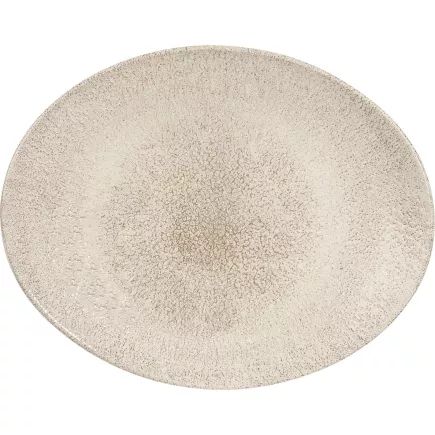 CHURCHILL Raku Agate Grey plochý talíř, oválný, délka: 270 mm
