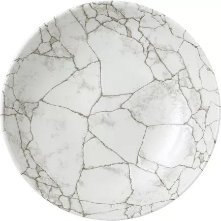CHURCHILL Kintsugi Agate Grey talerz głęboki, coup, ø: 248 mm