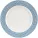 CHURCHILL Isla ocean blue talerz płaski, flagi, ø: 210 mm