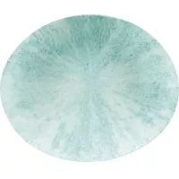 CHURCHILL Stone Aquamarine Talíř plochý, oválný, coup, D: 270 mm